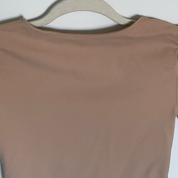 Abercrombie & Fitch Soft Matte Seamless Long-Sleeve Squareneck Top 35697 - Picture 8 of 13